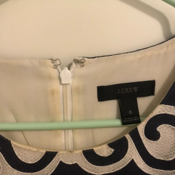 J Crew Navy Shift Dress - Picture 6 of 6